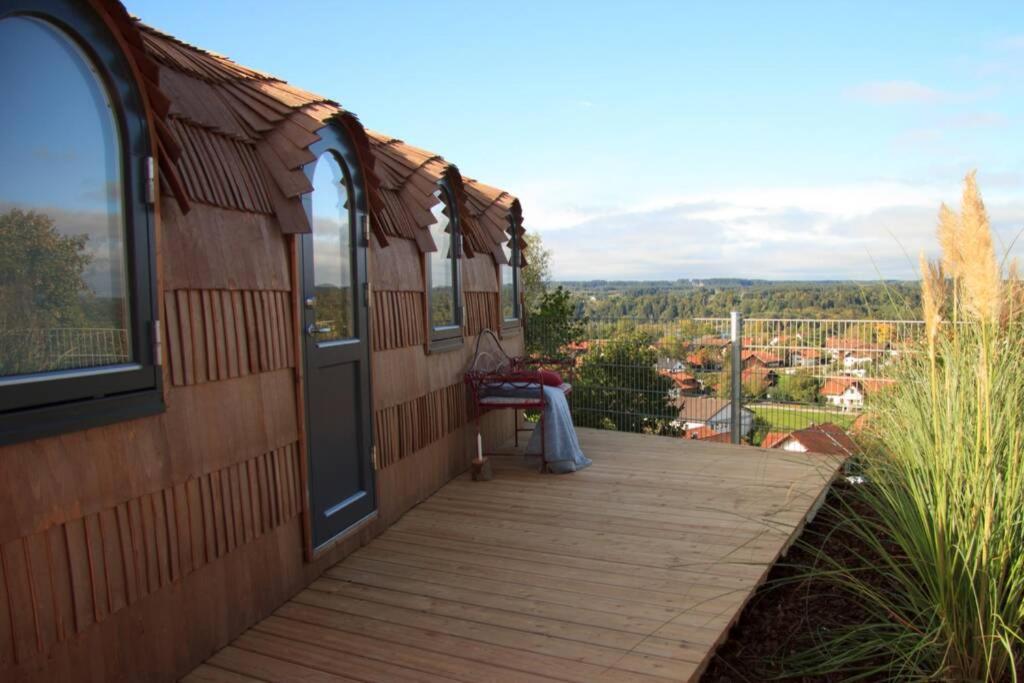 Ferienwohnung Schmidis Igluhuts Im Pfaffenwinkel - Tiny House 2 Apfeldorf Exterior foto